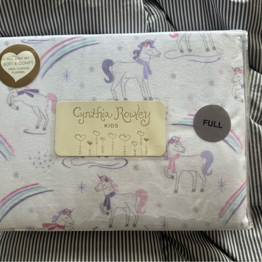 NEW Cynthia Rowley kids FULL size sheet set!